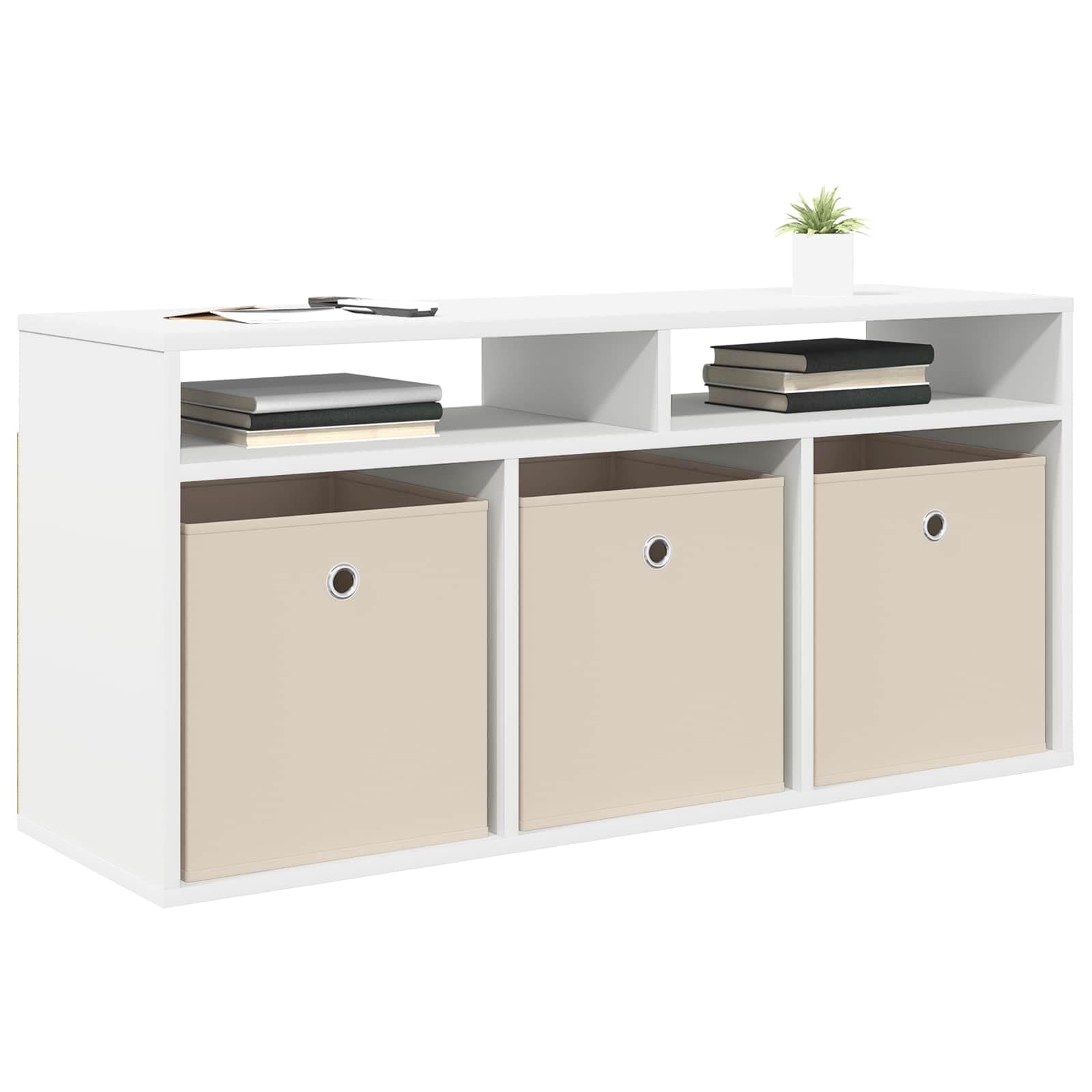 vidaXL Mueble bajo con cajón 102 x 32 x 48,5 cm