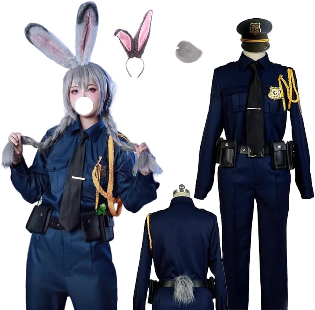 コスプレ衣装・ウィッグ・下駄セット Amazon.co.jp: ｢Lemon COS｣ニック・ワイルド コスプレ 警察服 ジュディ