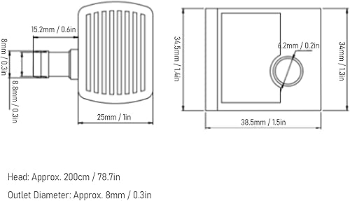 Miniatura 2 de Mini bomba sumergible 1220 230LH bomba de estanque sin escobillas con ventosa enchufe USB DC 12V bomba de fuente