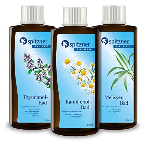 Spitzner Badezusatz Set Gesundheit - Gesundheitsfördernder Badewannenzusatz in den Sorten Thymianöl-Bad Cover