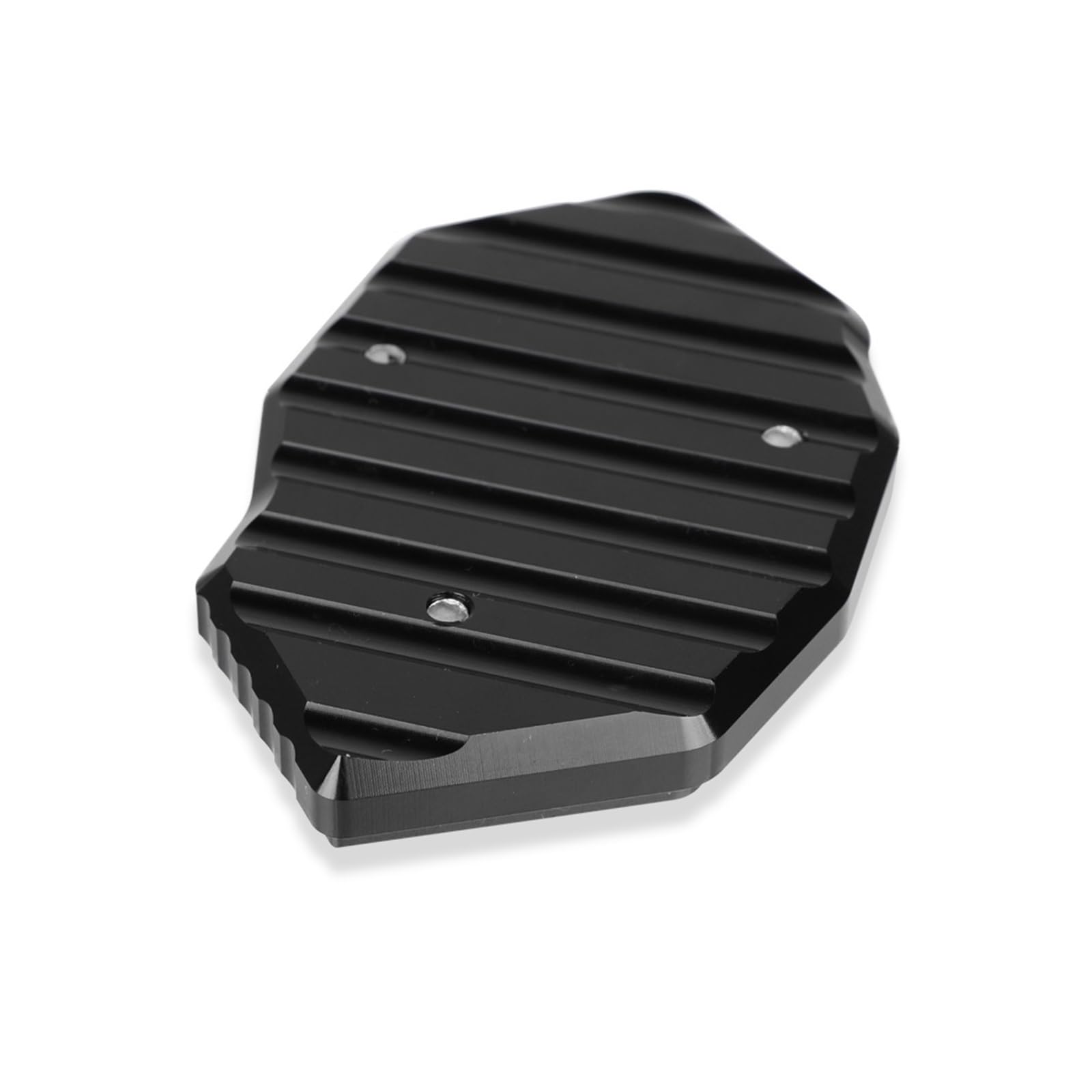 Plaque De Protection Pour Béquille Latérale Moto Kawasaki ZX-6R ZX-10R - CNC Aluminium Noir, Anti-basculement