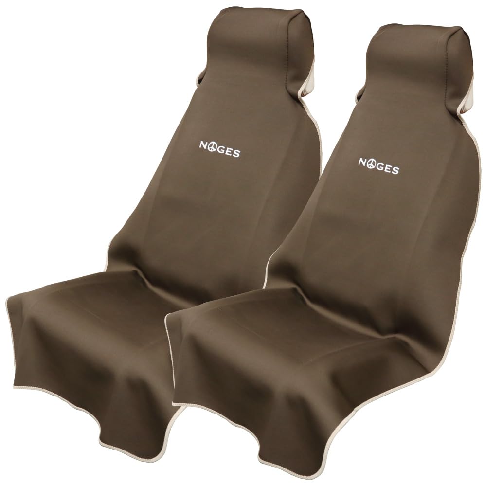 Amazon | NOGES フロント用シートカバー【2枚セット】防水 簡単