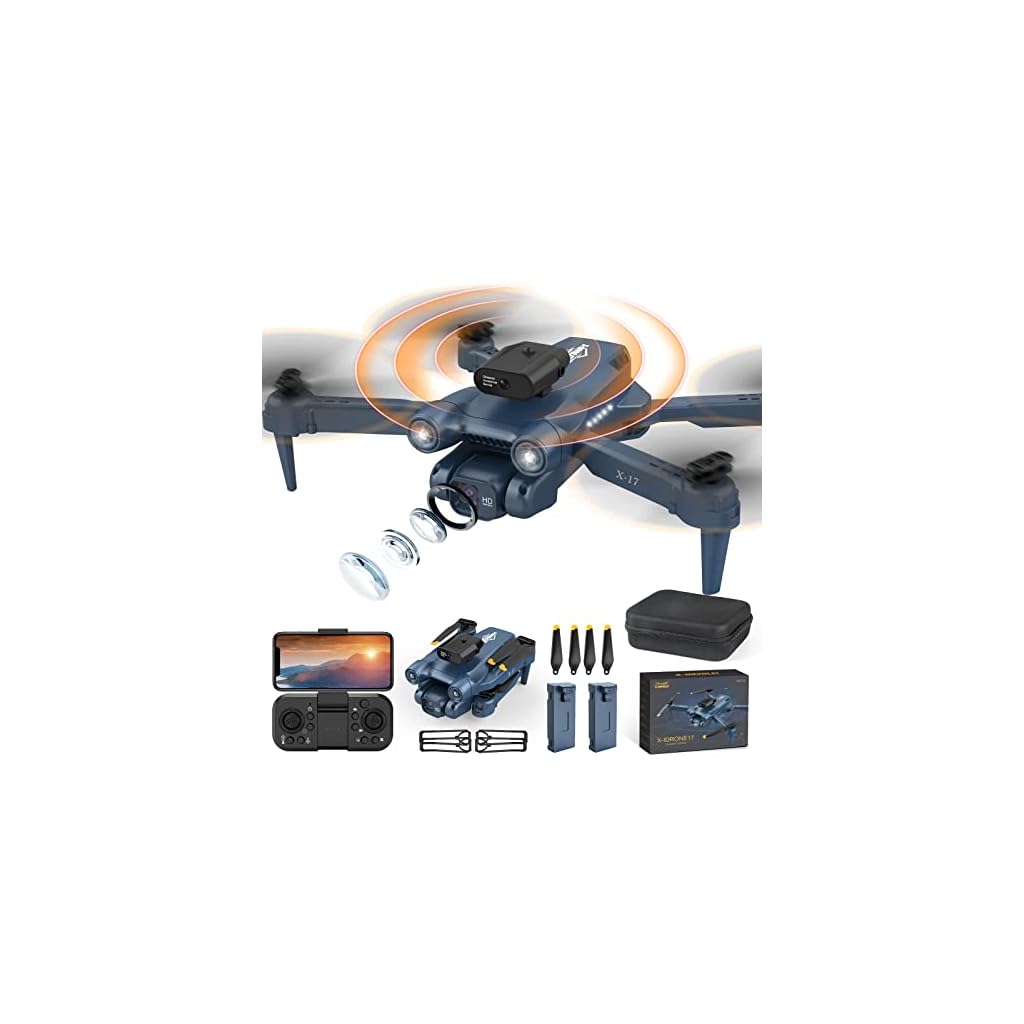 X-IMVNLEI-Drones-with-Camera-for-Adults-Beginners-FPV-1080P-HD-Video-3D-Flip-RC-Drone-Quadcopter-with-Altitude-Hold-with-Optical-Flow-Positioning-Speed-Adjustment-2-Batteries-X-IDRONE17