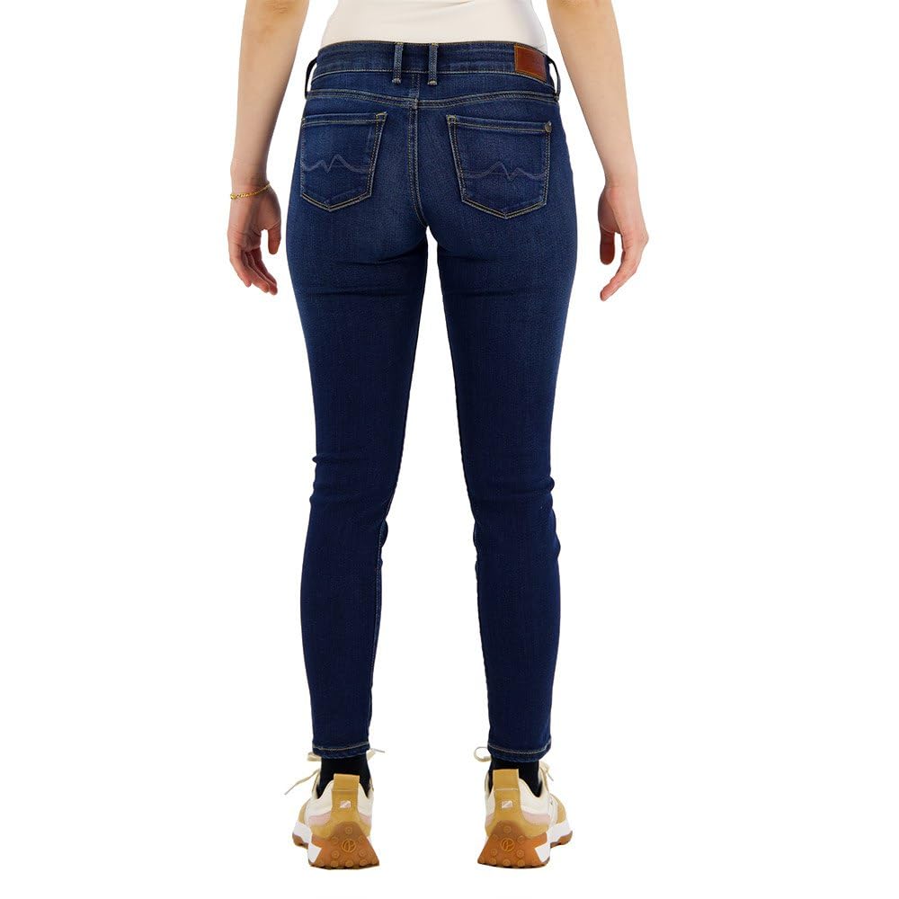 Pepe Jeans London Women's Soho Slim Fit Mid Waist Jeans