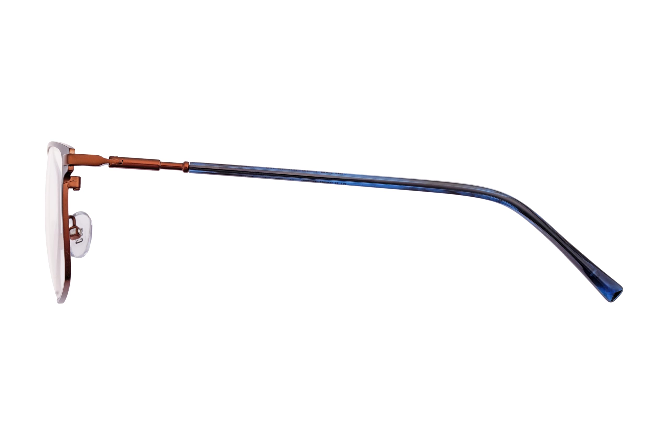 CAT Men's CPO-3546 oprawki na okulary, oprawki do okularów Prescription Eyewear Frames, niebieskie, 55, niebieski, 55