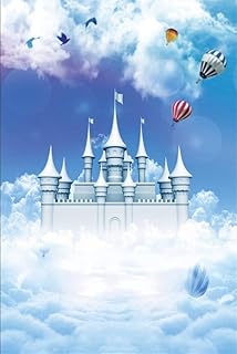 Sfondi MMPTn 3x5ft Fiaba Sfondo bianco castello fotografia Nuvole ...