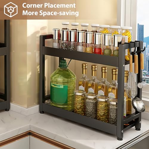 JABNOW Küchenregal aus pulverbeschichtetem Stahlrohr - Detailansicht von JABNOW Gewürzregal Stehend Test 2026 – Dealfo...