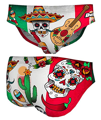 Delfina Fun Suit Men’s Swim Briefs for Water Polo, Mexico