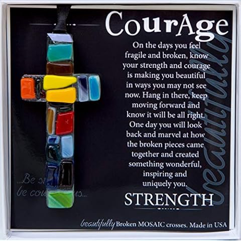 Handmade Courage Cross for Encouragement Cover