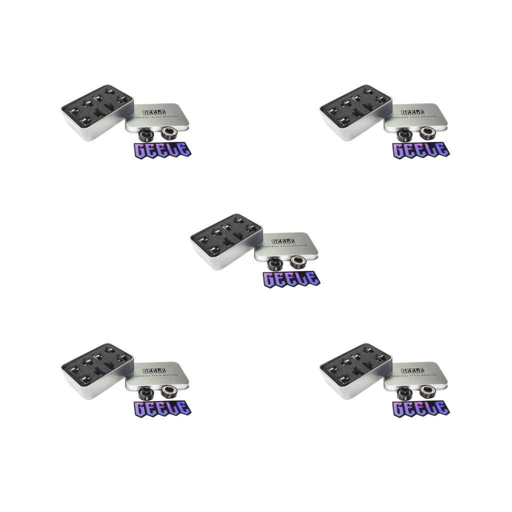 Lot de 5 roulements à billes ABEC-11 pour skateboard 608