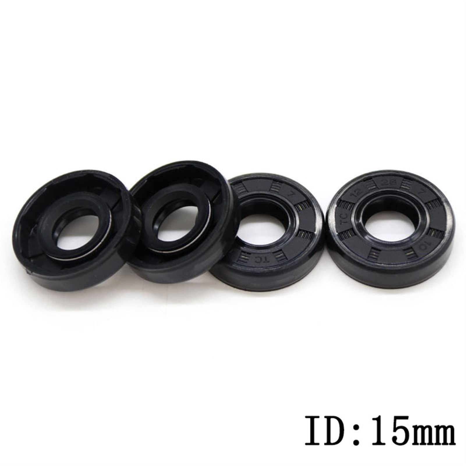 Paraolio In NBR 12x20x5 Mm - Doppio Labbro Per Tenuta Olii E Polvere, Per Auto, Moto, Utensili - Foto 3