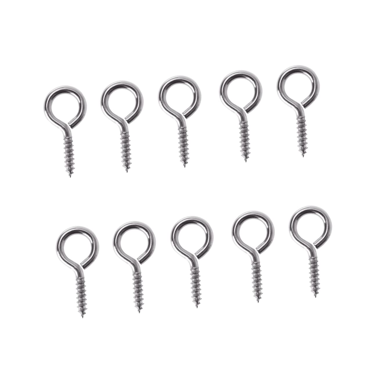 ARTIBETTER Ergonomic Design Screw Eye Pins 50pcs Screw Eye Bail Pin Jewelry for Art Projects
