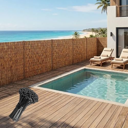 Genérico Cañizo Natural de Caña para Jardín, 70 80 90 100 110 120 130 140 150cm Valla de Ocultación Decorativa para Balcón, Rollo de Cañizo Intemperie, Panel de Privacidad para Patio Exterior