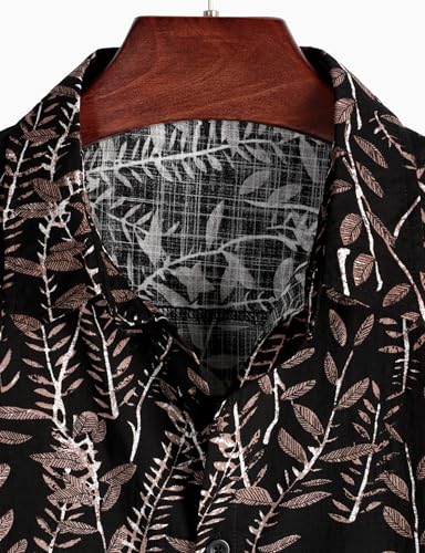 Image of VATPAVE Mens Casual Hawaiian Floral Shirts Short Sleeve Button Down Tropical Shirts Beach Summer Shirts