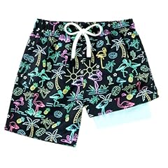 Neon Coconut Tree Flamingo