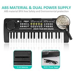Shayson Clavier de Piano Enfants, 37 Touche Enfants Piano Clavier avec Câble USB Musical Instrument Pianos Numériques… - Les Beatles, Paul McCartney, John Lennon, RIngo Starr, George Harrison Shayson Clavier de Piano Enfants, 37 Touche Enfants Piano Clavier avec Câble USB Musical Instrument Pianos Numériques… – Image 4