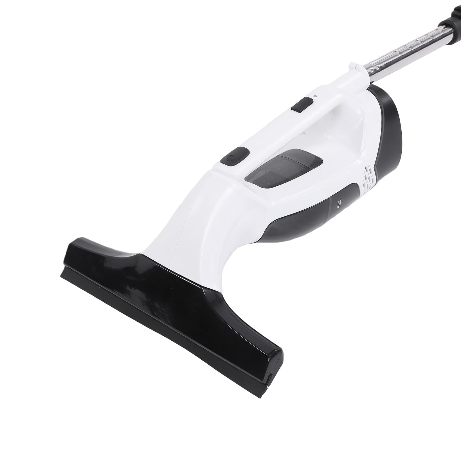 Fockety Fenstersauger, Kabelloser Elektrischer Fenstersauger, Wiederaufladbares Fensterreinigungsgerät mit 150 Ml Wassertank und Sprühflasche für Spiegel, Duschtüren, Fliesen (Black)