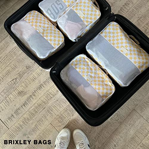 Brixley 6-Piece Packing Cubes for Travel Luggage Organizer - Cute Dalmatian Colors