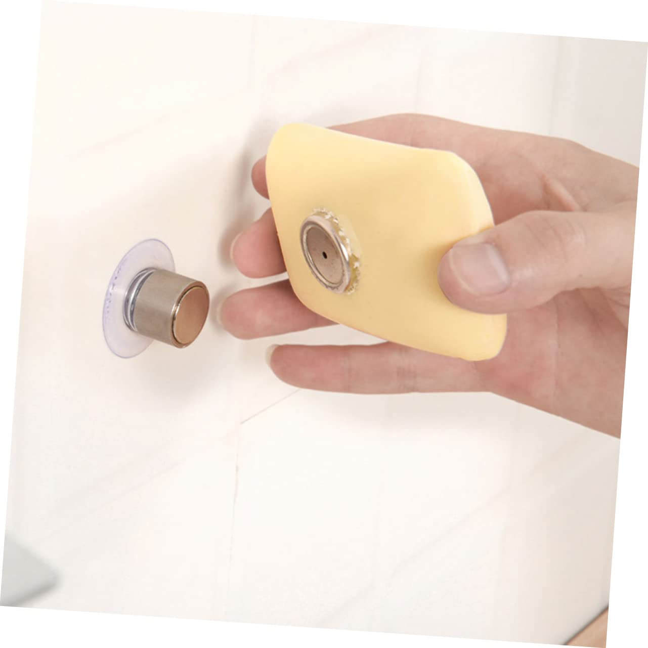 PRETYZOOM 6 Juegos Soporte De Jabón Magnético Soportes De Jabón De Baño Ducha Titular De Jabón Soporte De Ventosa Jabonera Magnética Soporte para Jabonera Accesorio De Baño Acero Inoxidable