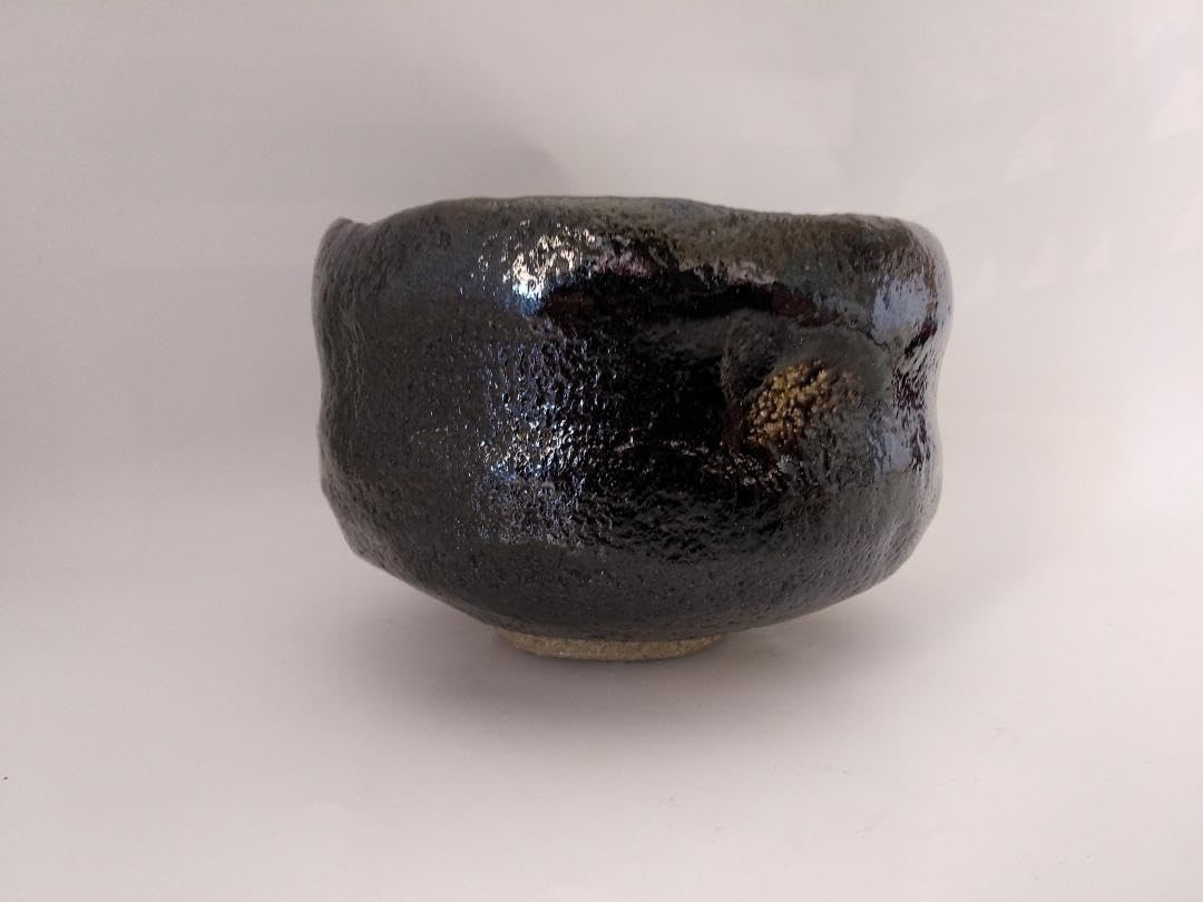 二代 小川長楽 作 黒茶碗 共箱 共布 仕覆 茶道具 茶器 抹茶碗 秀逸品 です Amazon.co.jp: 二代 小川長楽 黒茶碗 共箱 共布 仕覆 茶道具