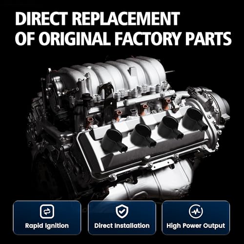 Image of UF553 Ignition Coil Pack & Iridium Spark Plugs for Ford F150 Edge Explorer