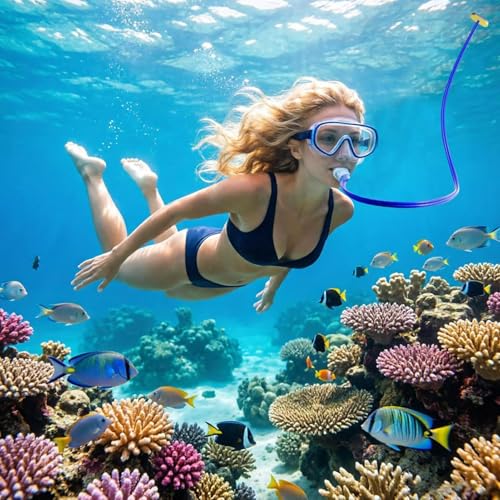 Máscara de buceo ergonómica para deportes acuáticos y mar 7