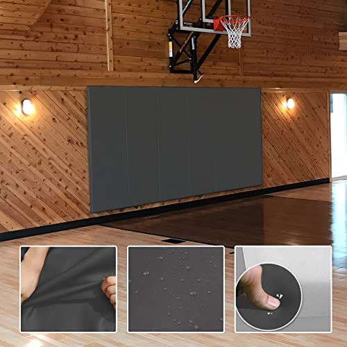 PROGOAL 6FT HighGym Wall Paddings Basketball Court Wall Protection Pad - 2”Thick Foam Wall Mat Durable Protector for Wall-Mounted Basketball Hoops Garage Taekwondo(72\" L x 20\" W) - Thumbnail 3