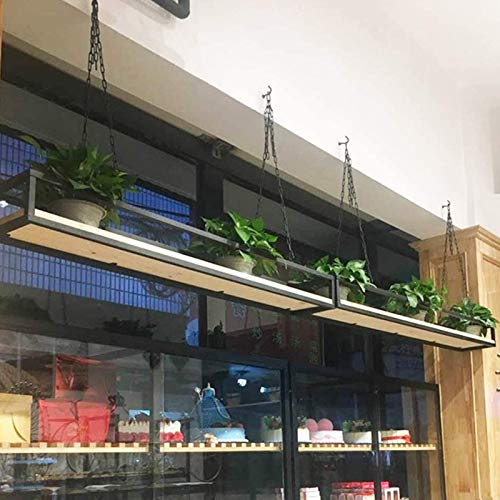 Support de plafond 100cm pour cuisine encombrée solution bois métal - 5