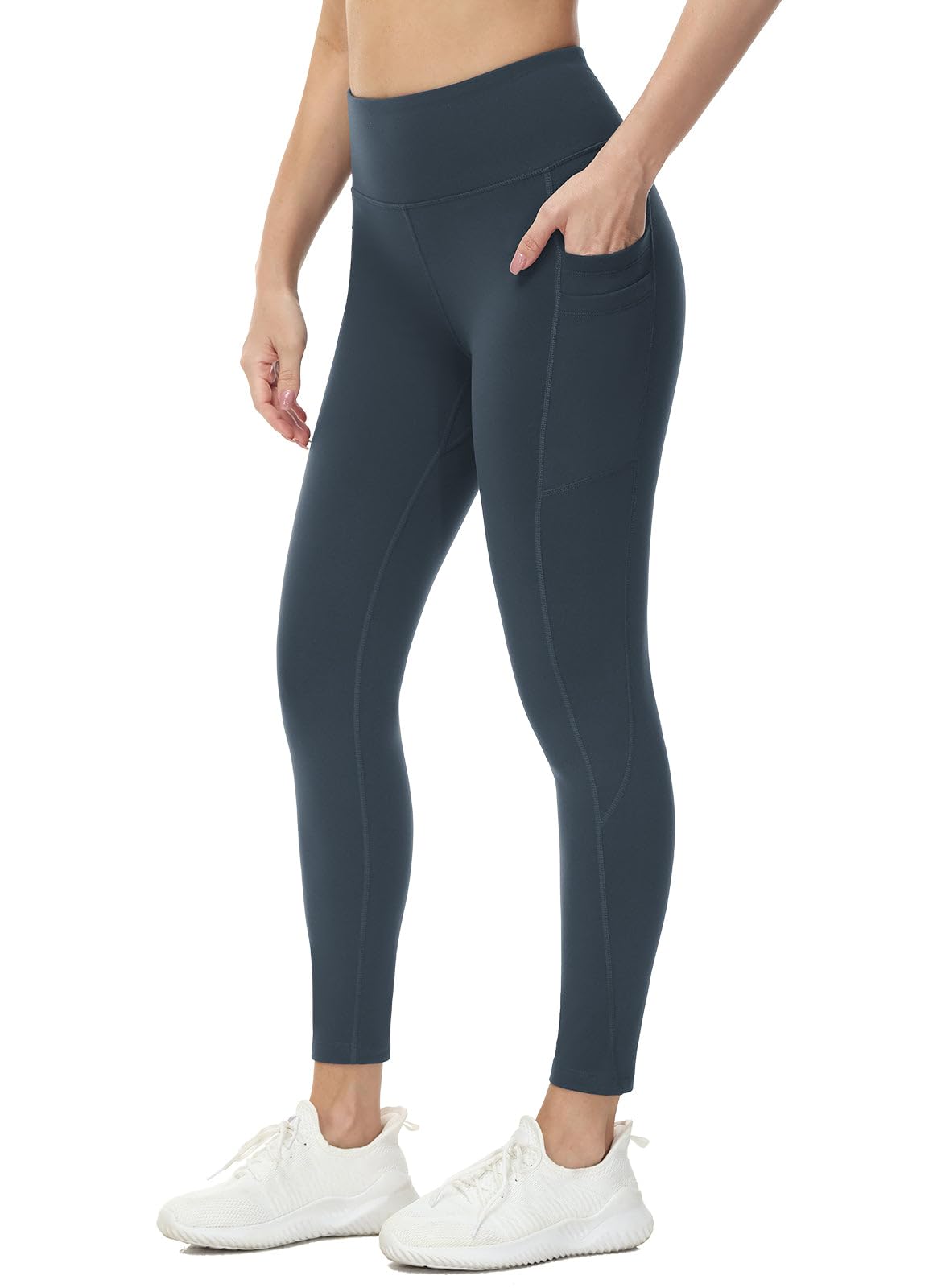 BALEAF Pantalones de chándal para mujer, forro polar, térmicos, impermeables, pantalones de chándal