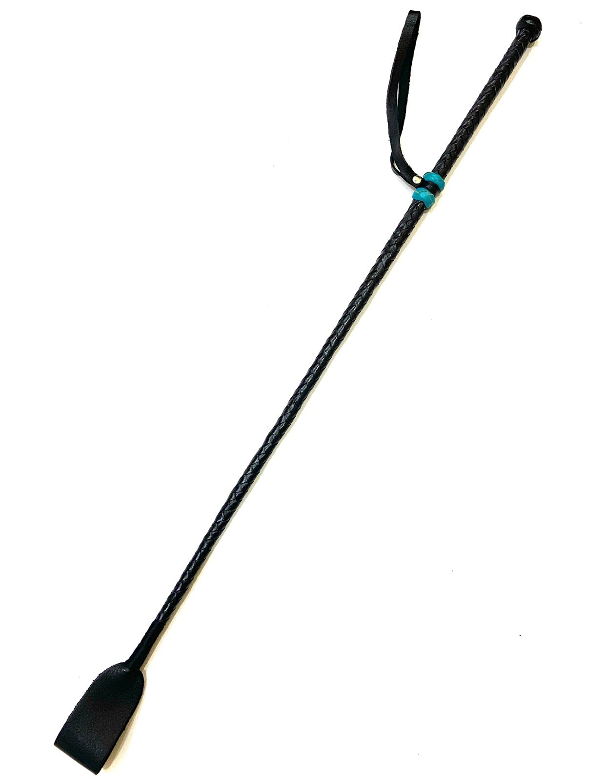 Pets Triangle 27 inches Full Leather Braided Dog Training Whip, Hunter Stick, Morning Walk, Comfortable & Durable (Blue) (B0BT7V1XS3) Amazon Price History, Amazon Price Tracker