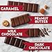 Fannie May, 12 Chocolate Candy Bars, Milk Chocolate, Caramel, Peanut Butter and Dark Chocolate, Variety Pack, 1.8 oz Each