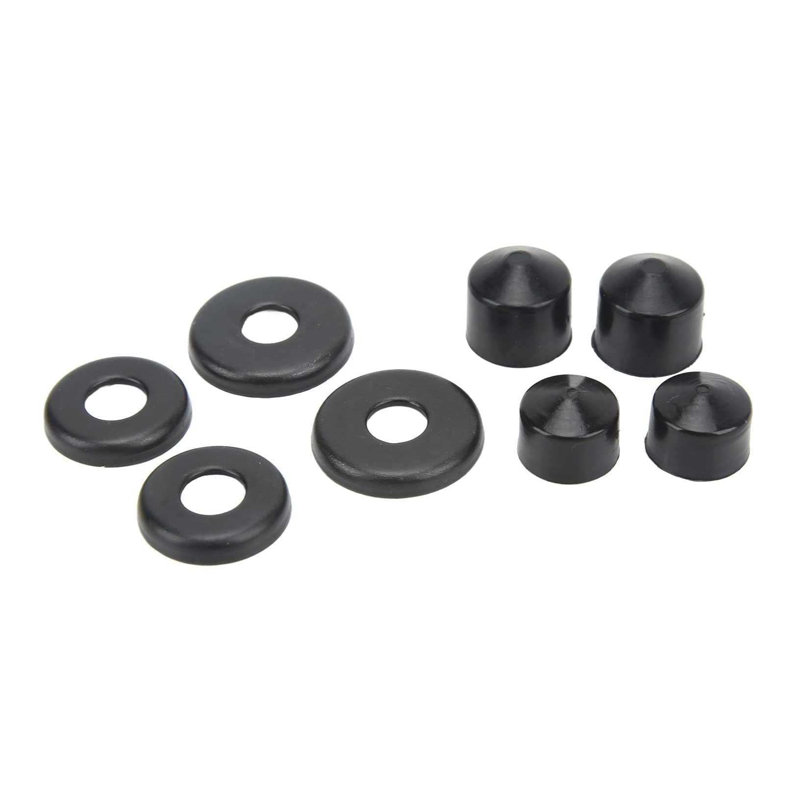 HERCHR Boccole per Skateboard, 12 Pezzi Set di Boccole per Skateboard Boccole per Longboard Smorzanti in PU 90A per Skateboard a 4 Ruote (Giallo)