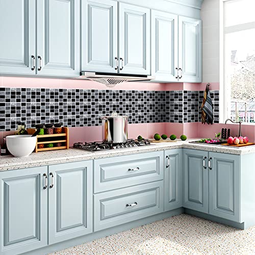 20-Sheet Peel And Stick Tile Backsplash For Kitchen Wall, Self Adhesive Backsplash Tile Stickers, Mosaic Tiles, 3D Brick Wallpaper Suitable For Bathroom, Camper, Countertop, Ceramic Tile And Marble. #TOP3