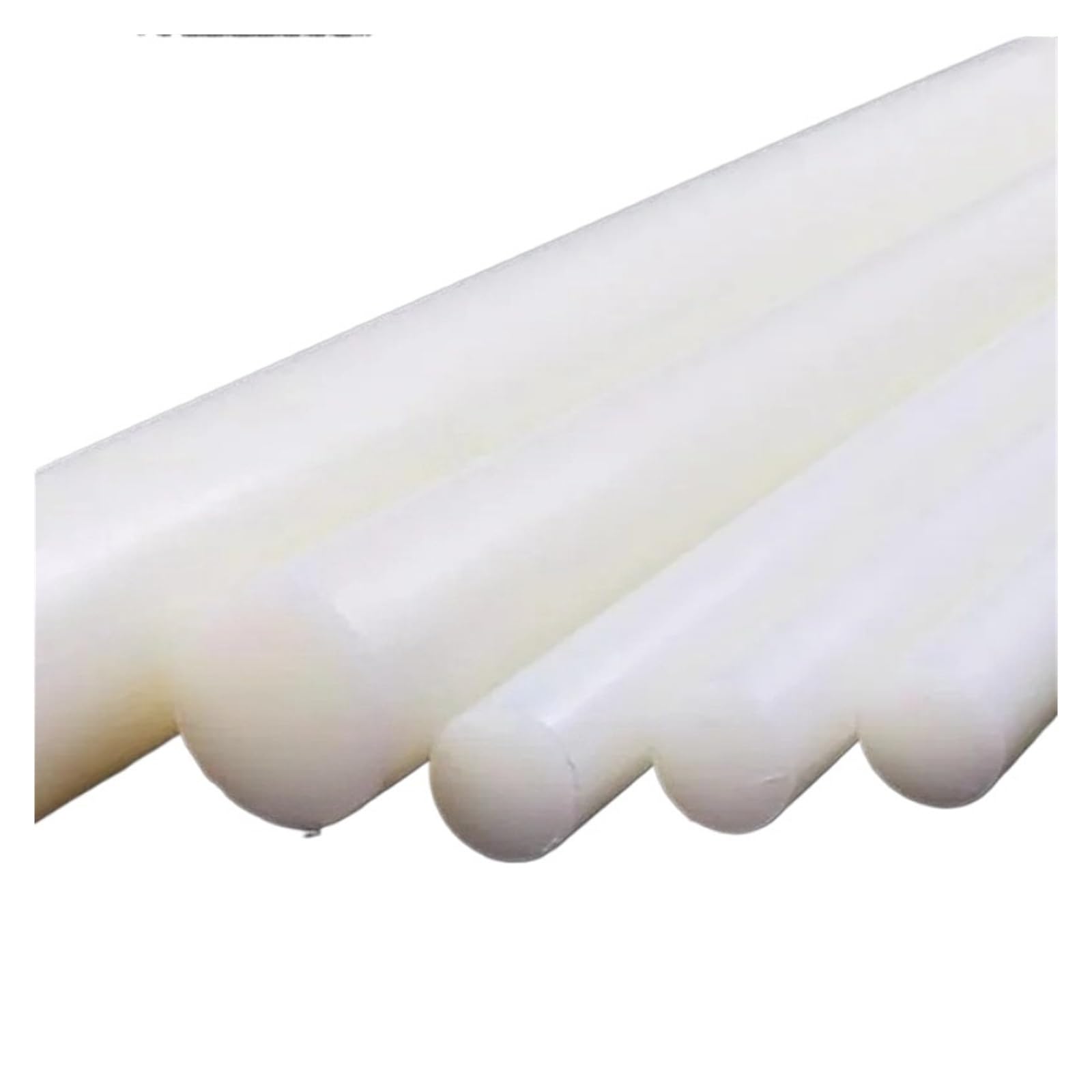 Biały nylonowy pręt okrągły o średnicy od 3 mm do 110 mm Części mechaniczne(Length 500mm,30mm 5pcs)