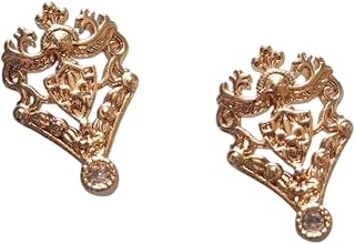 5Pcs Ancient Nail Art Metal Decorations Nail Art Metal Hollow Accessory Fingernail Drill Nail Charms Nail Ornament