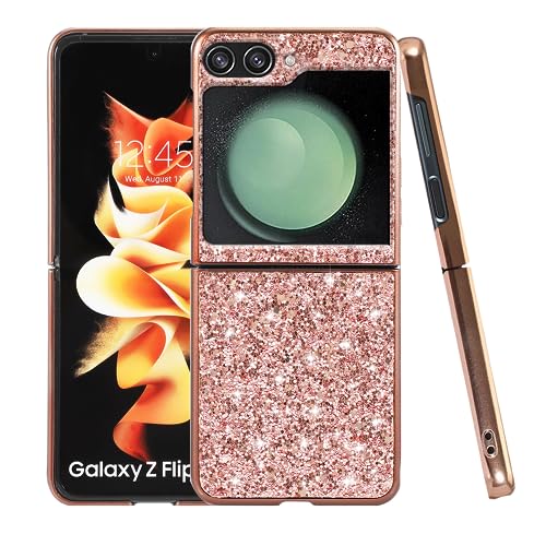 Coque de luxe Samsung Galaxy Z Flip 7 en silicone finition pailletée
