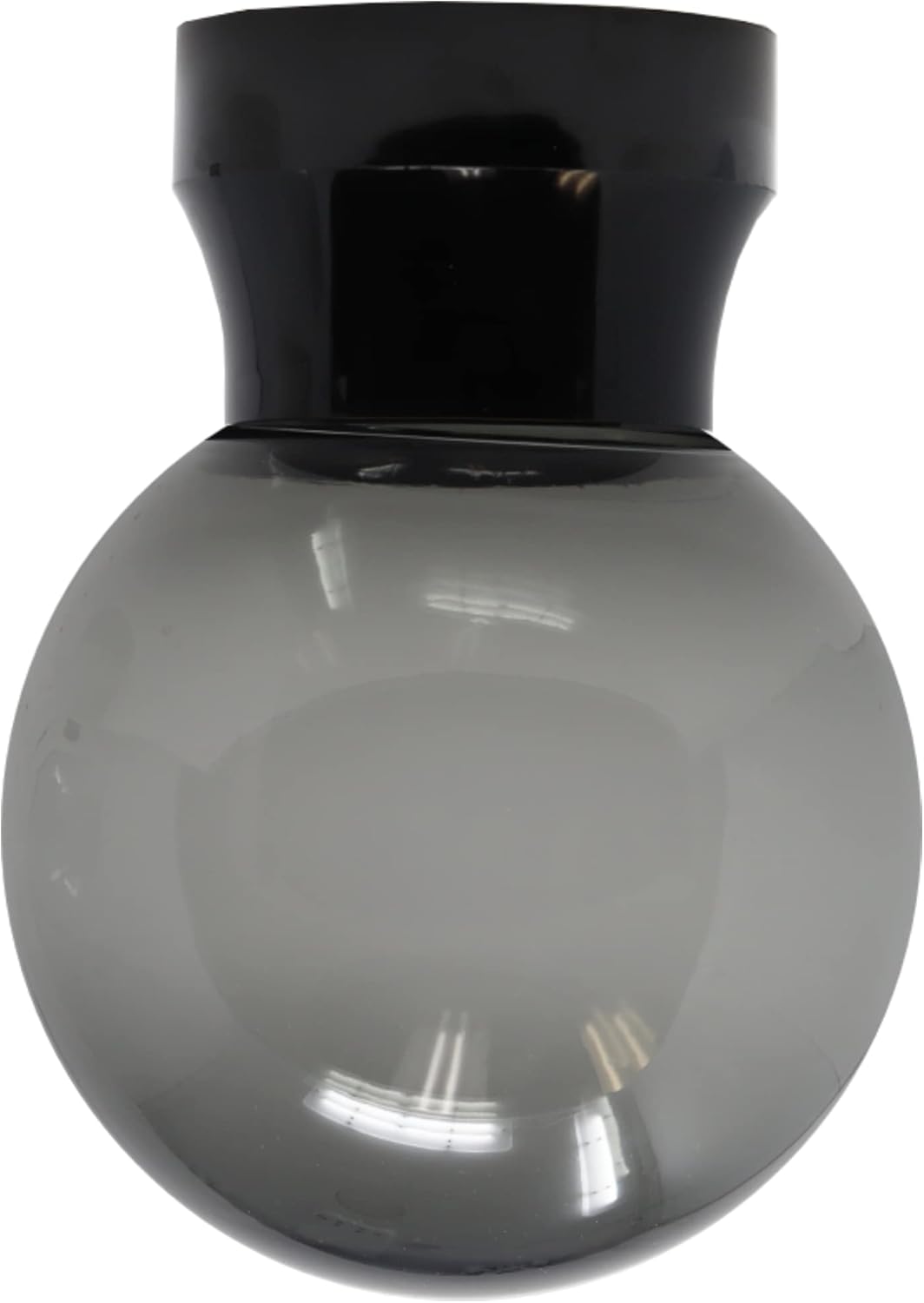 KASTLITE Ceiling Light Fixture with 6" Globe - Hanging Canopy Light Fixture - Pocket Globe with Flush Ceiling Mounting - Frost Globe with White Ceiling Mount