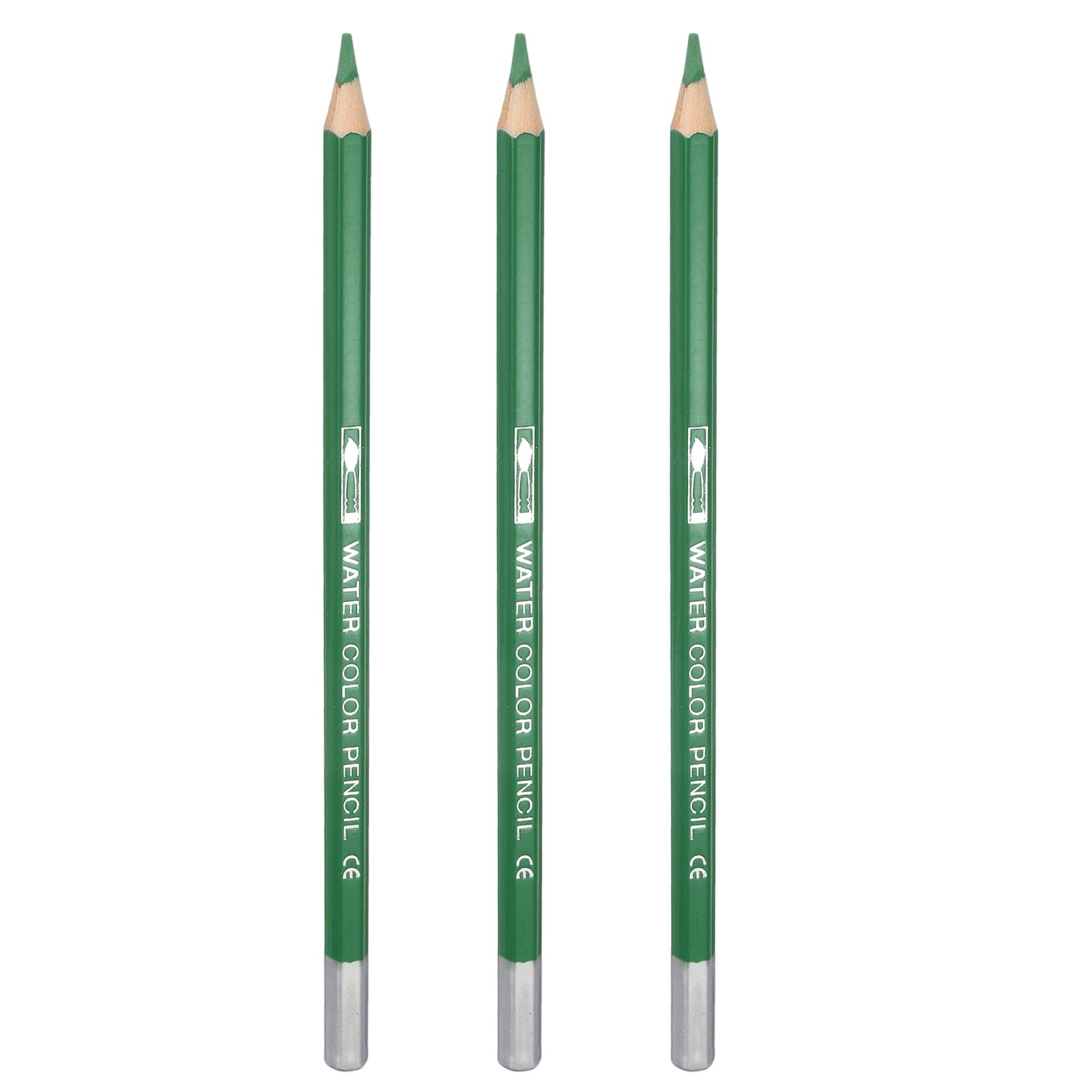 PATIKIL Watercolor Pencils, Tender Green Color Pencil Set Sketch Coloring Drawing Colored Pencils Bulk Artist Drawing Supplies for Adult Coloring Book Blending, 3 Pcs