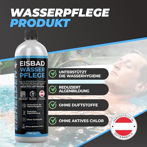 Eishelden Eisbad Wasserpflege – Für klares & hygienisch gepflegtes Wasser, ideal für Eistonne, Pools &...