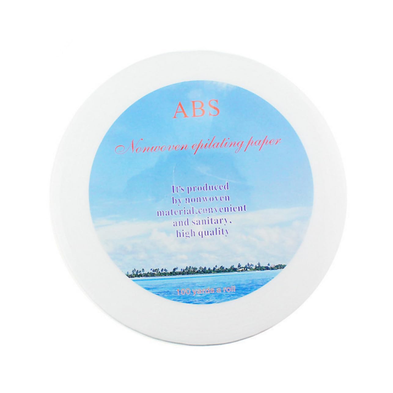 Didiseaon Salon Hair Removal Paper Girl's Depilatory Strips Nonwoven Paper Gentle on Skin Odorless 100 Yard Roll for Diy