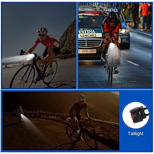 image for Abline Bike Lights, Multifunction High Intensity LED Bicycle Headlight