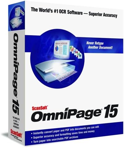 ScanSoft OmniPage 15 [OLD VERSION]