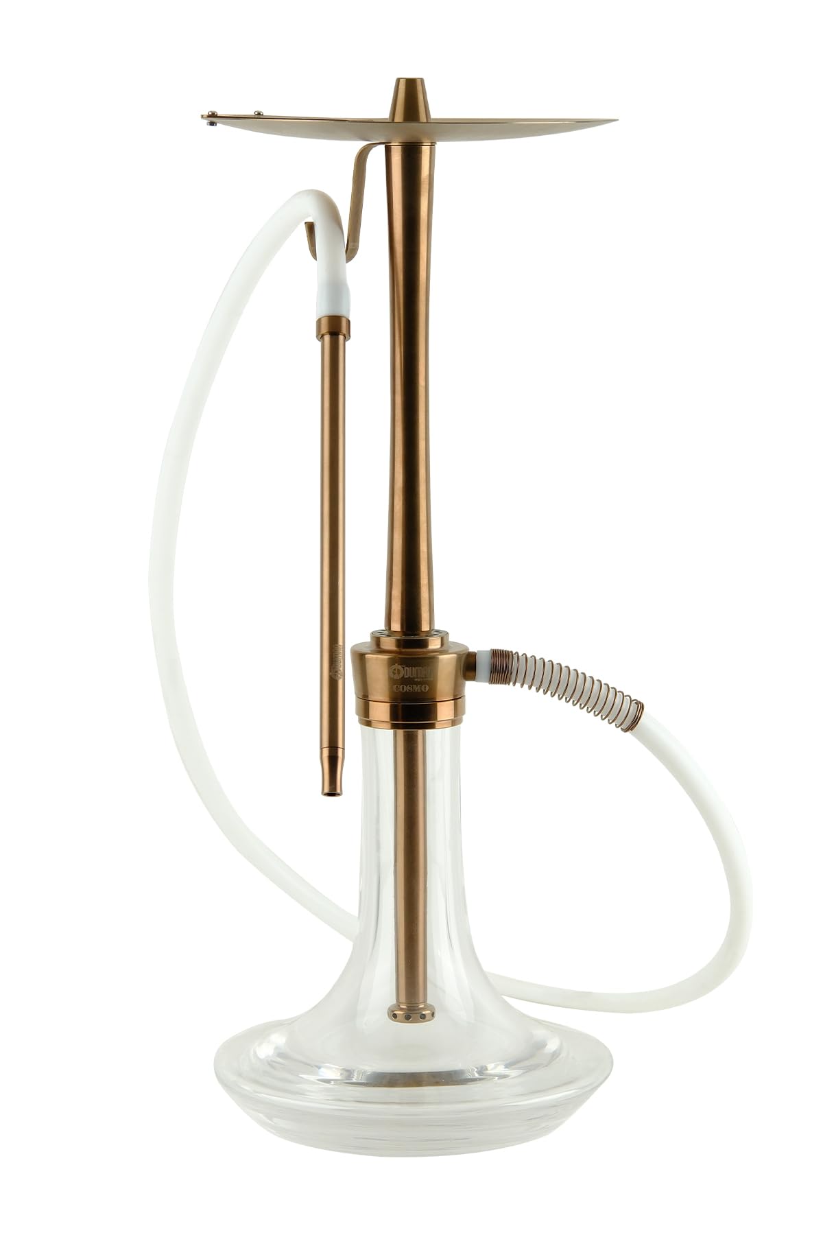 COSMO HOOKAH SHISHA - BRONZE BODY - CLEAR GLASS
