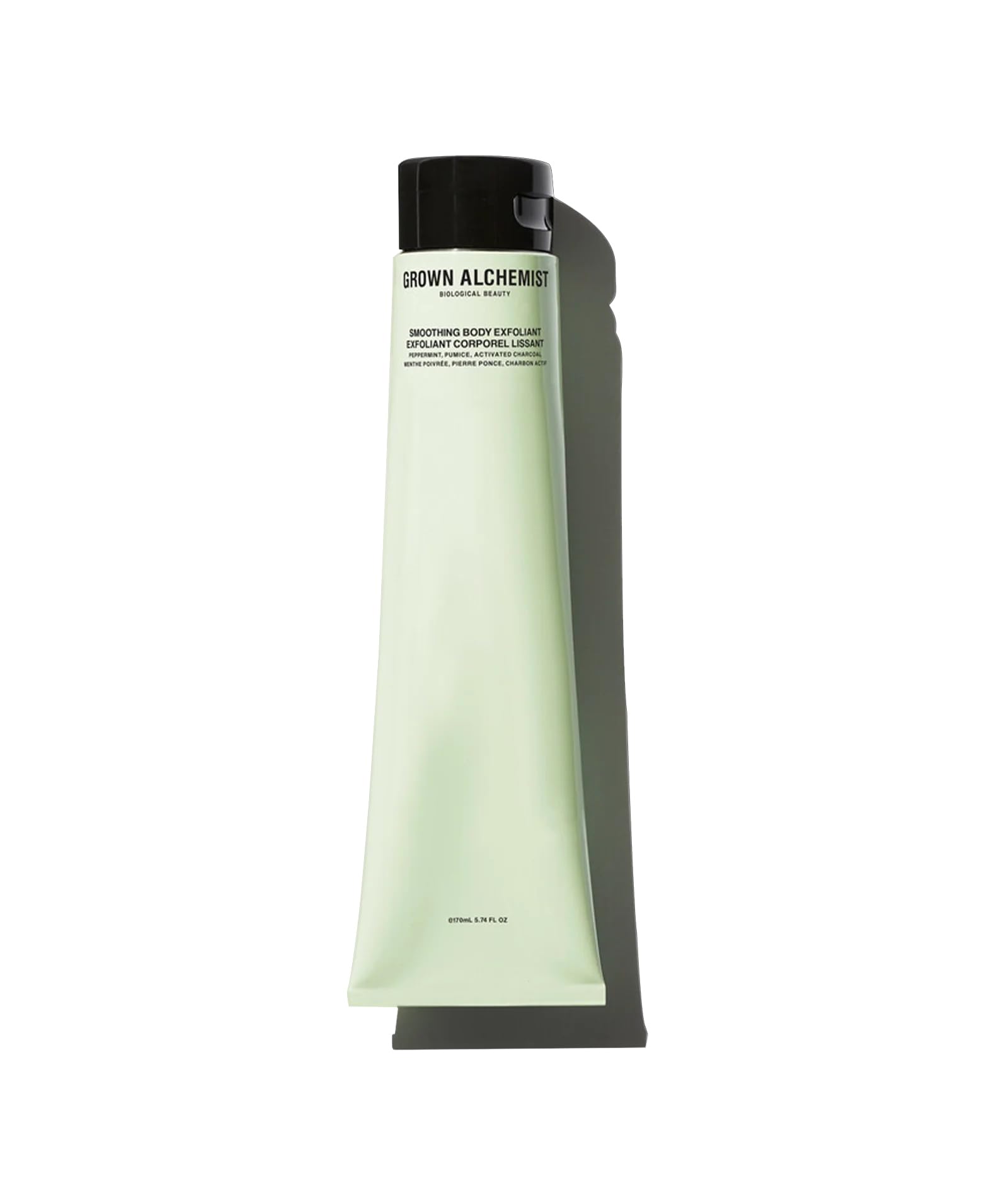 Grown Alchemist Body Exfoliator, Smoothing Body Scrub, Charcoal, Peppermint & Pumice