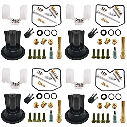 SHU.M-T に適用する川崎1989-1995年KPSゼファー400京浜CVKキャブレター修理キットZR400 C1~C7 (4セット)