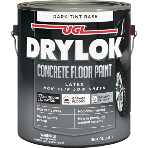 Drylok 43813 Concrete Floor Paint Non-Slip Dark Tint Base Gallon - Quantity 1