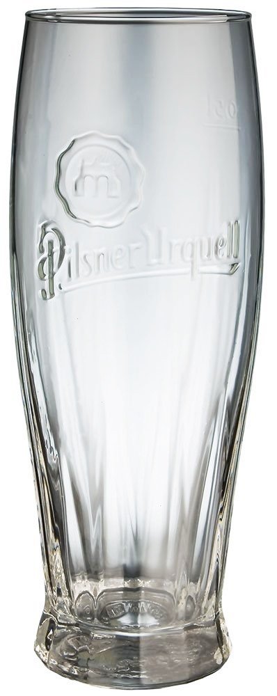 Pilsner Urquell Half Litre Lined Glasses (Set of 2)