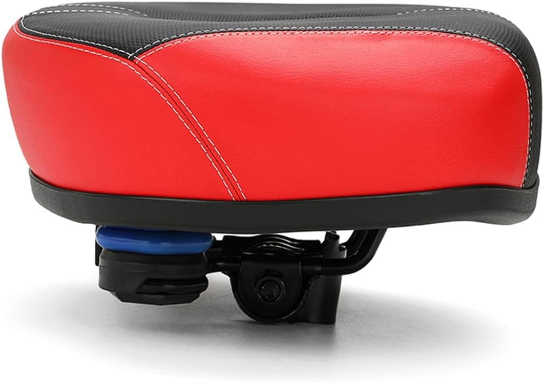 Generic Oversized Bike Seat Cushion Bicycle Saddle Replacement Wide Comfortable Seat for Men Women Exercise, Road, Stationary Bike