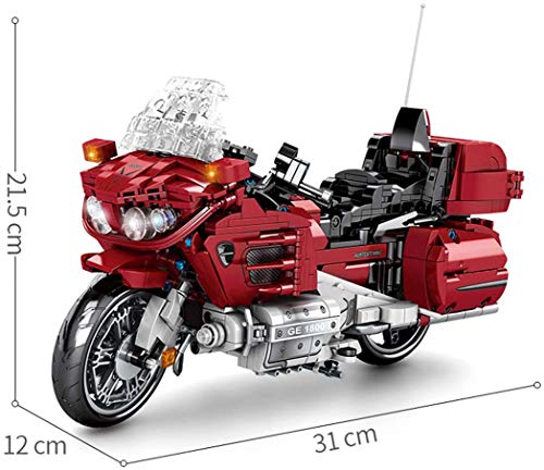 LAKIOMZ Technic Motorrad Bauset, Sammlerstück Motorrad Modell, 1205pcs Bausteine Kompatibel mit Lego Technic, Geschenk… – Bild 3