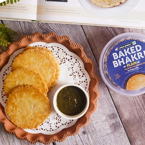 Image of Urban Platter Baked Plain Bhakri, 200g (Wheat Free, Traditional Gujarati Snack)
